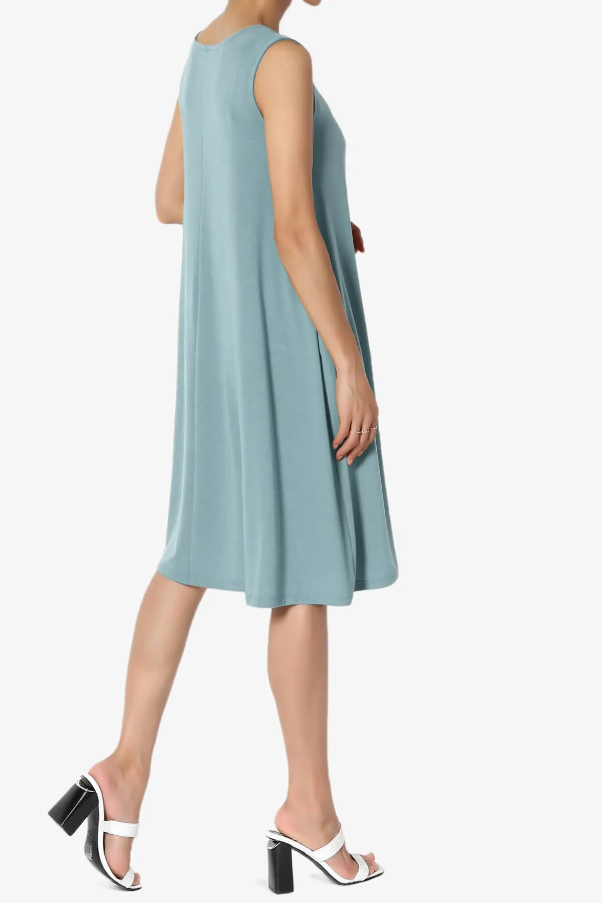 Allie Sleeveless Jersey A-Line Dress