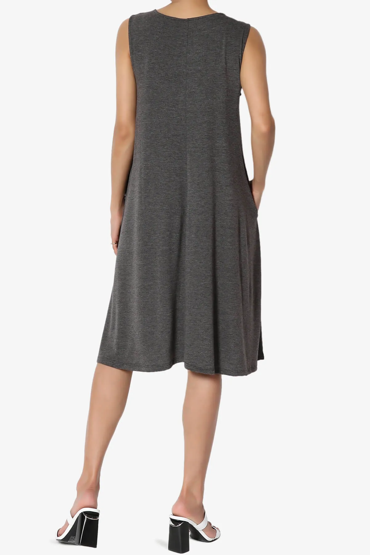 Allie Sleeveless Jersey A-Line Dress