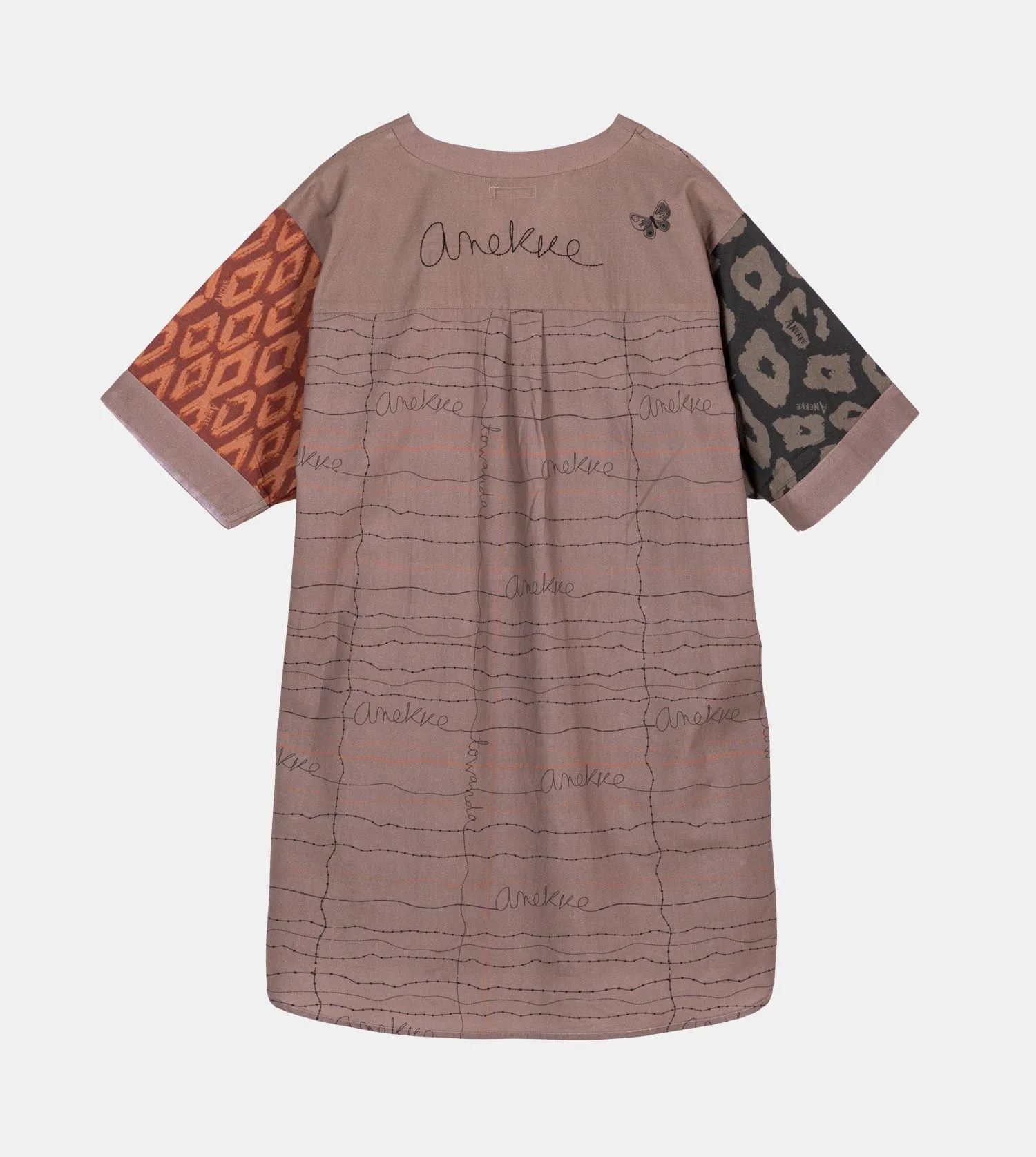 Animal print short dress