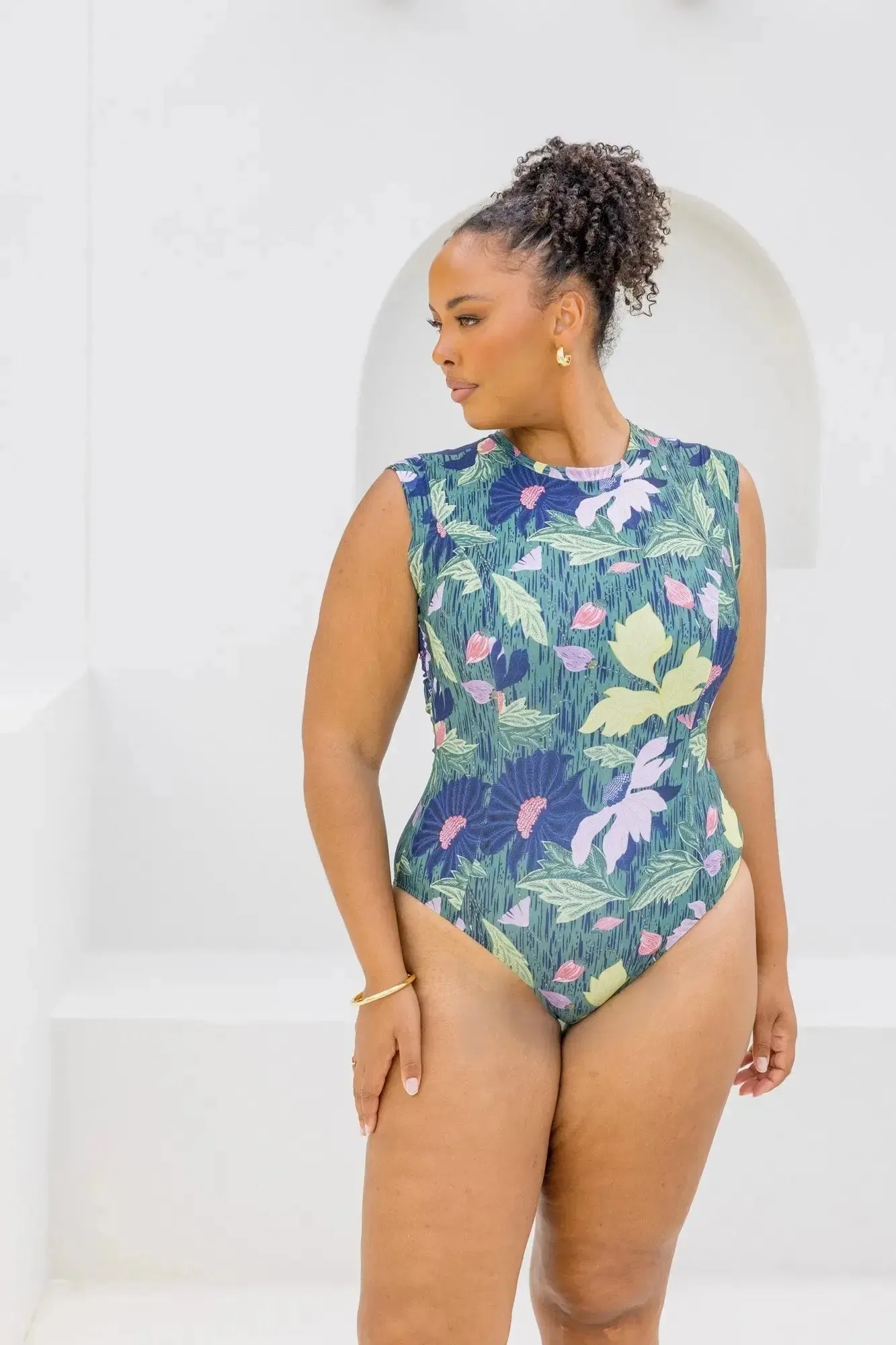 Artisan Rainforest Cap Sleeve One Piece