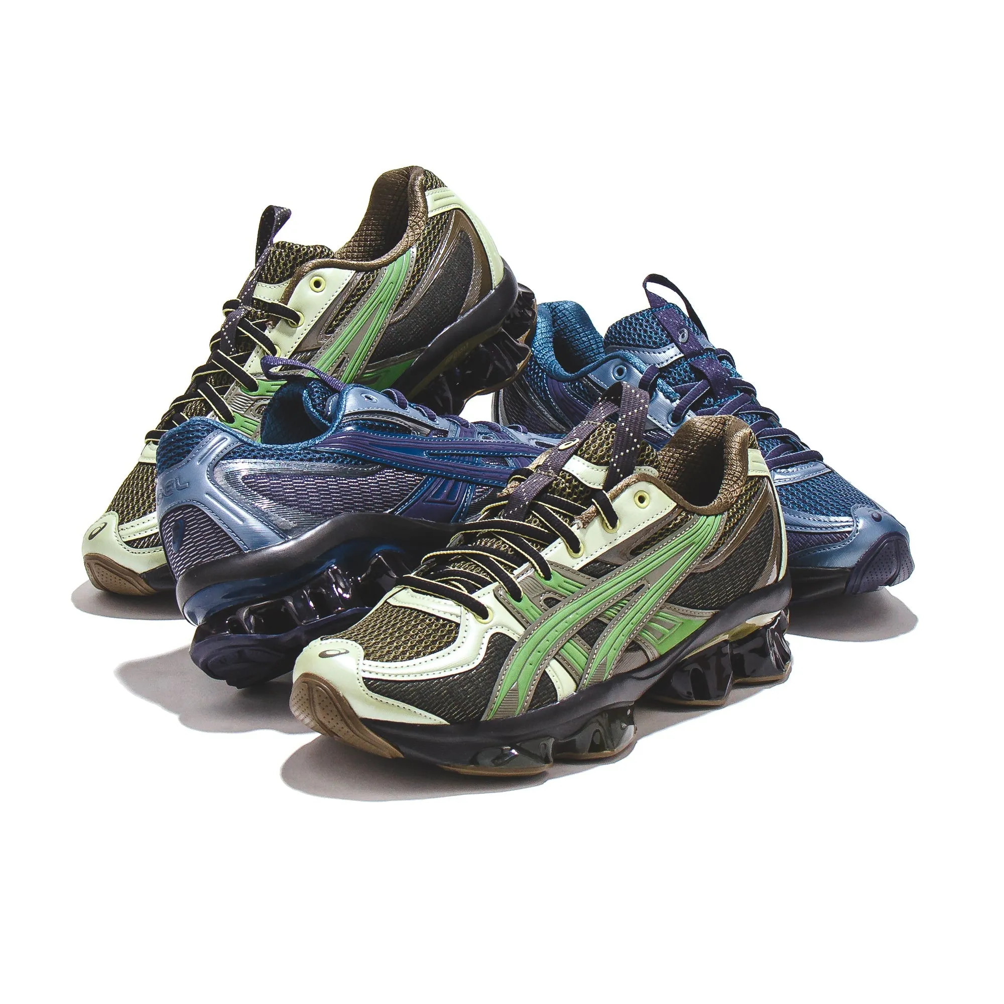 Asics Men US5-S Gel-Quantum Kinetic Moss Bamboo 1203A403-300