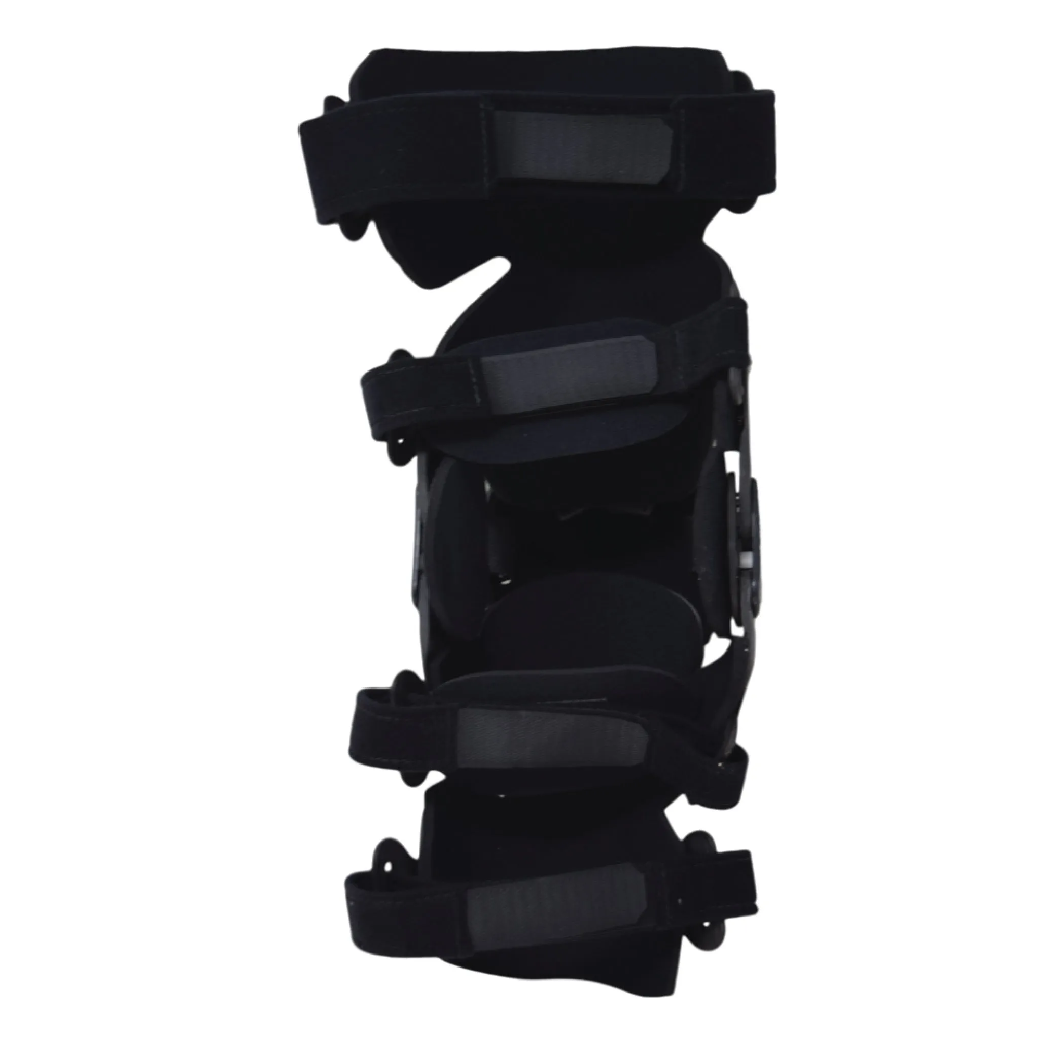 Asterisk Carbon Cell One - Advanced Knee Protector Brace (Left Only) for Motocross, Snowboarding, Wakeboarding, Off-Roading, Football, & More - Size Large