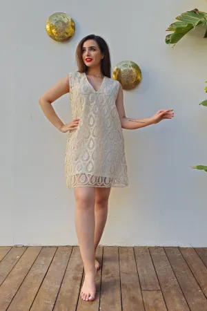 AURORA Lace Mini Dress Plus Size