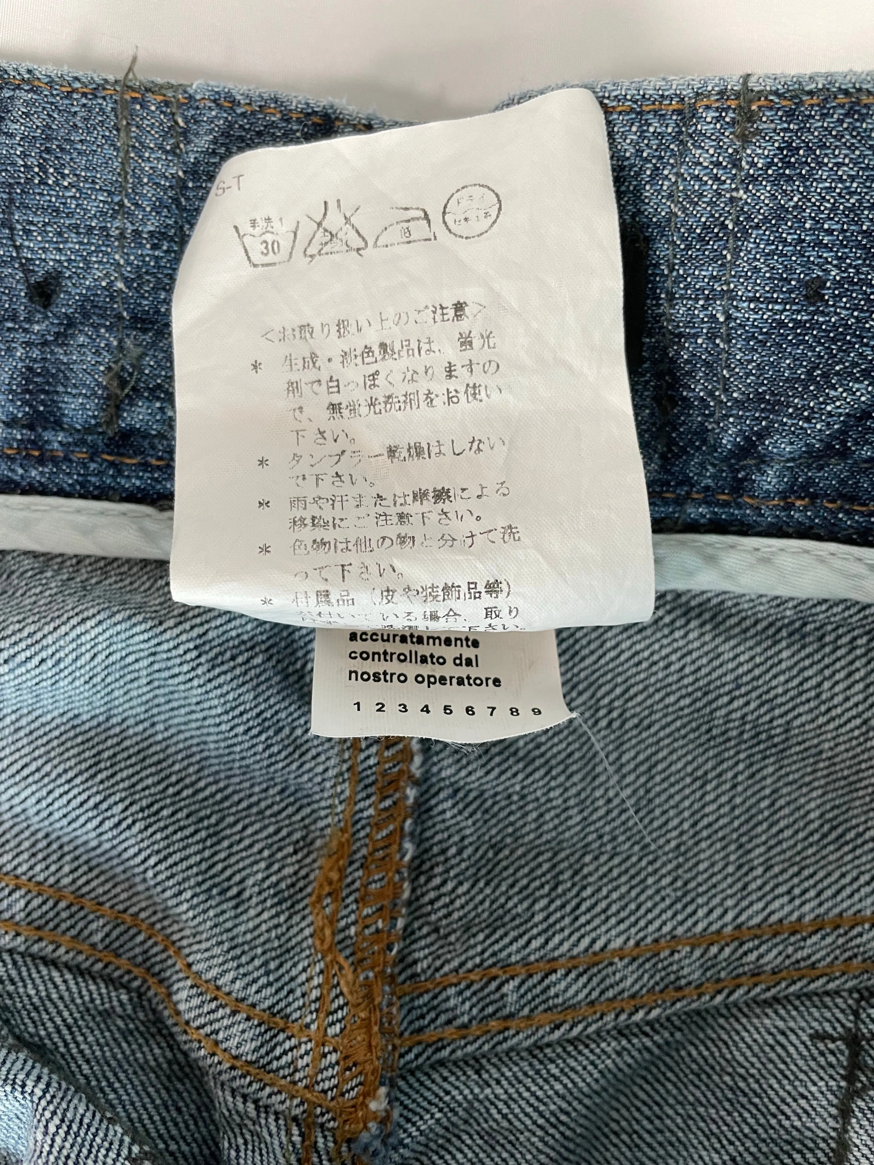 AW2005 Dolce & Gabbana hybrid patchwork cargo jeans