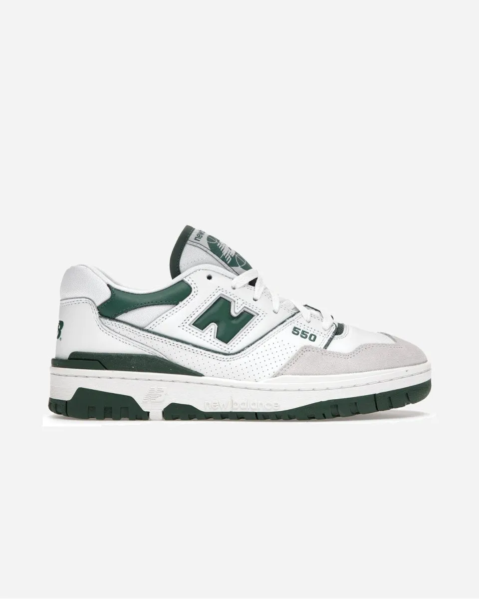 BB550WT1 - White/Team Forest Green