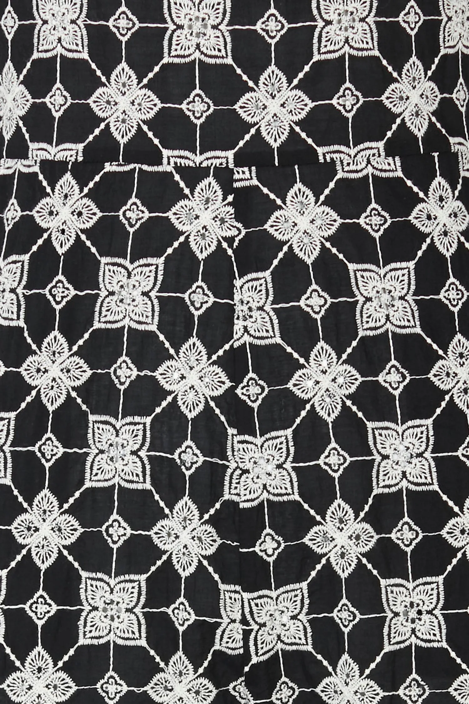 Black Broderie Jumpsuit