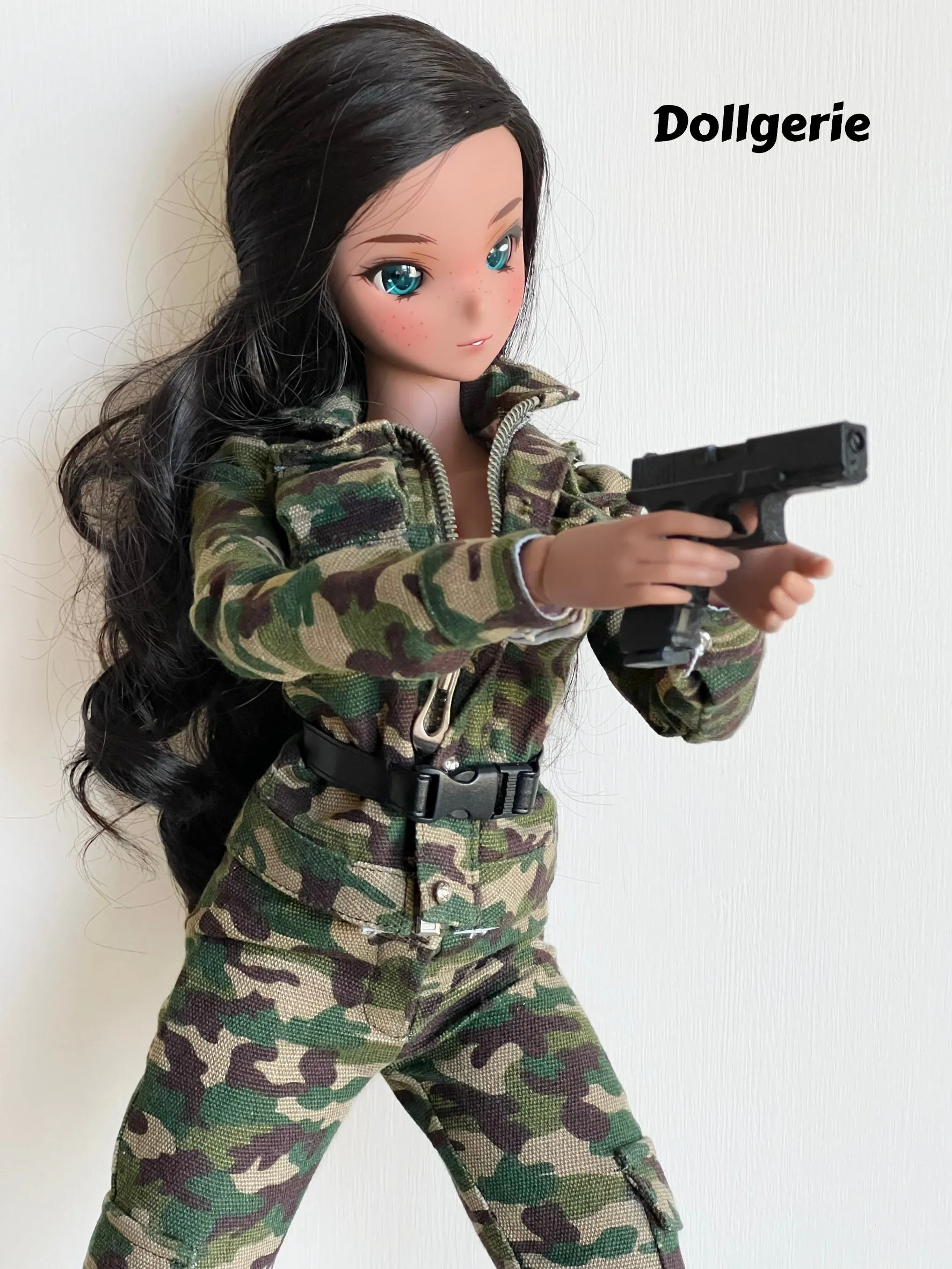 Camouflage Long Sleeve Lady Suit for SmartDoll