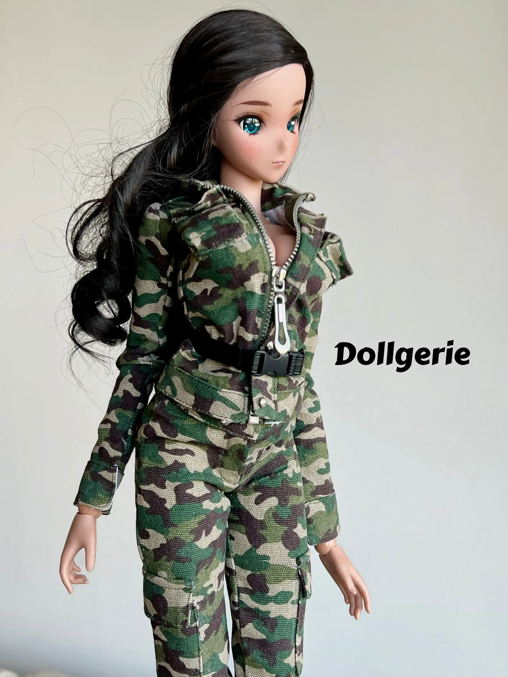 Camouflage Long Sleeve Lady Suit for SmartDoll