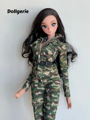 Camouflage Long Sleeve Lady Suit for SmartDoll