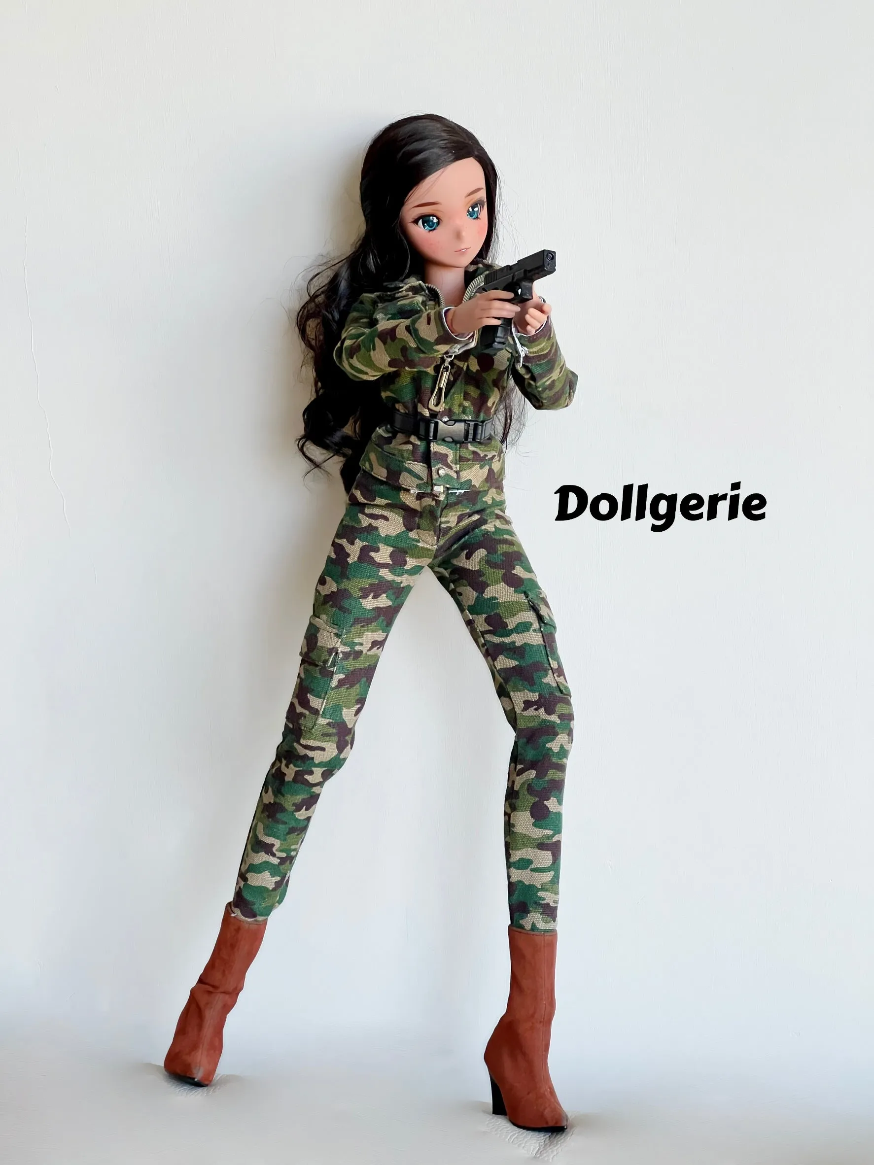 Camouflage Long Sleeve Lady Suit for SmartDoll