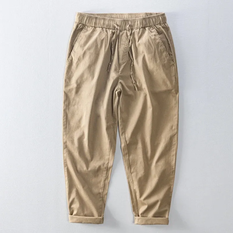 Cargo Pants - Multi-Pocket Military Army Style Spring Autumn Plus Size Loose Casual Outwear Straight Long Trousers