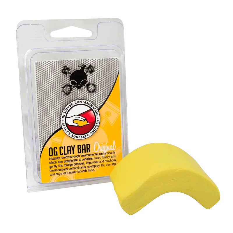 Chemical Guys OG Light/Medium Duty Clay Bar, Yellow, 100g