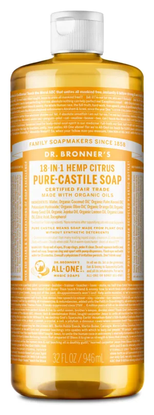Citrus - Pure-Castile Liquid Soap
