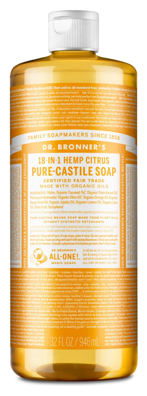 Citrus - Pure-Castile Liquid Soap