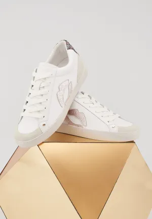Colette-Blanc Rose Gold Glitter