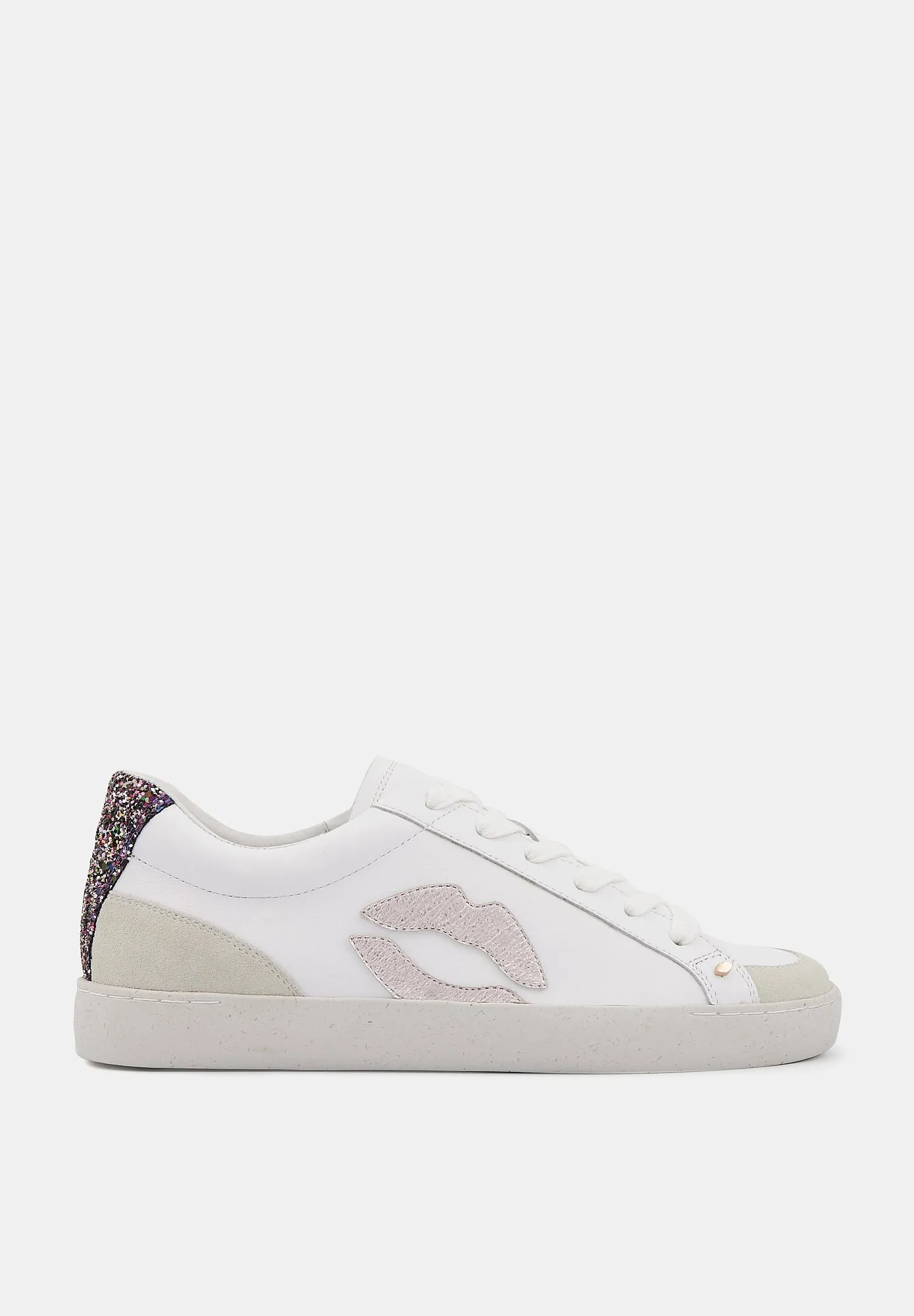 Colette-Blanc Rose Gold Glitter
