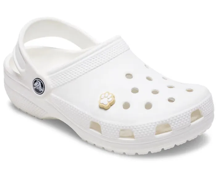 CROCS BEIGE DOG PAW JIBBITZ