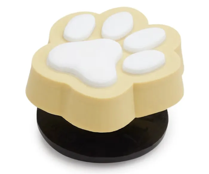 CROCS BEIGE DOG PAW JIBBITZ