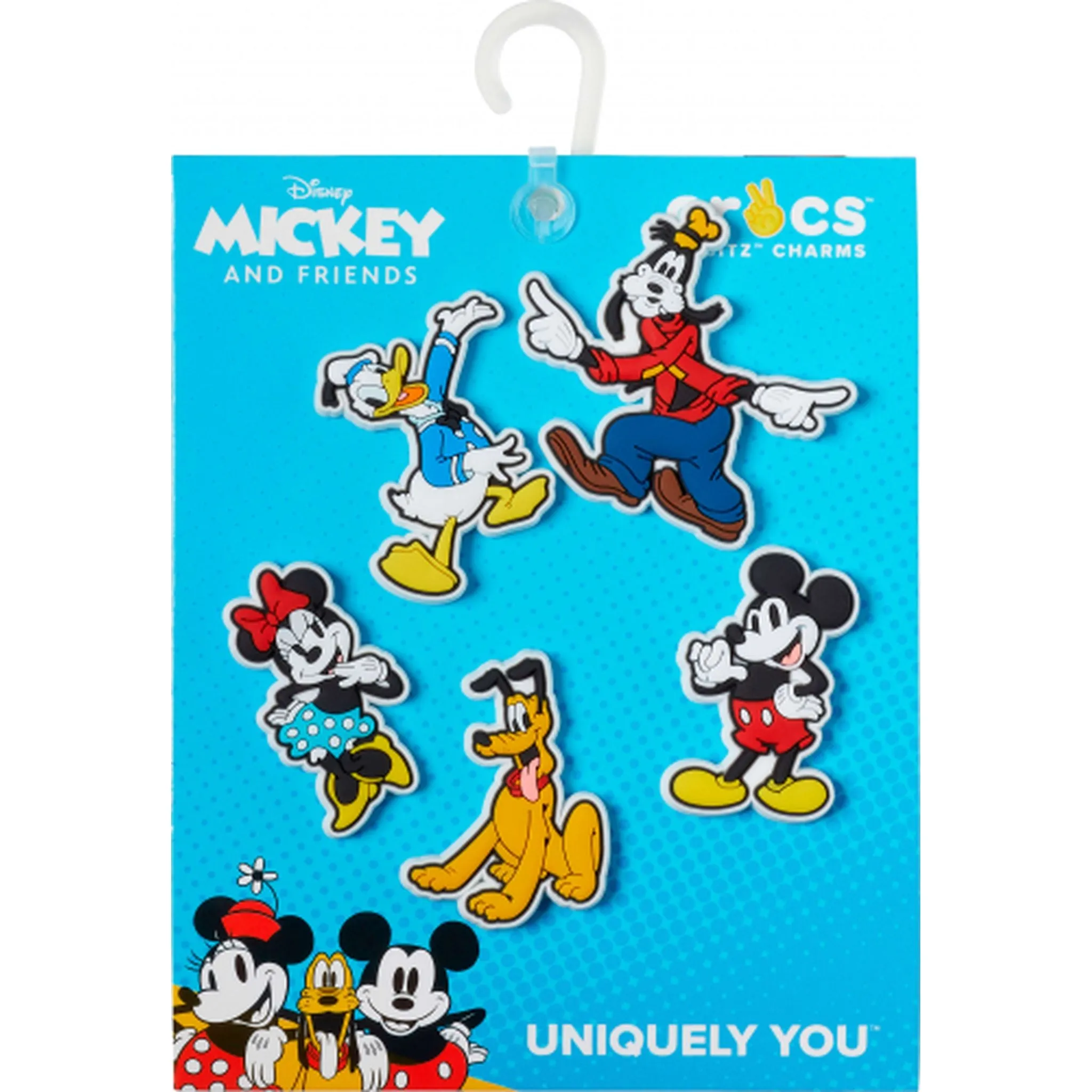 Crocs Disney Mickey & Friends Jibbetz Shoe Charm 5 Pack