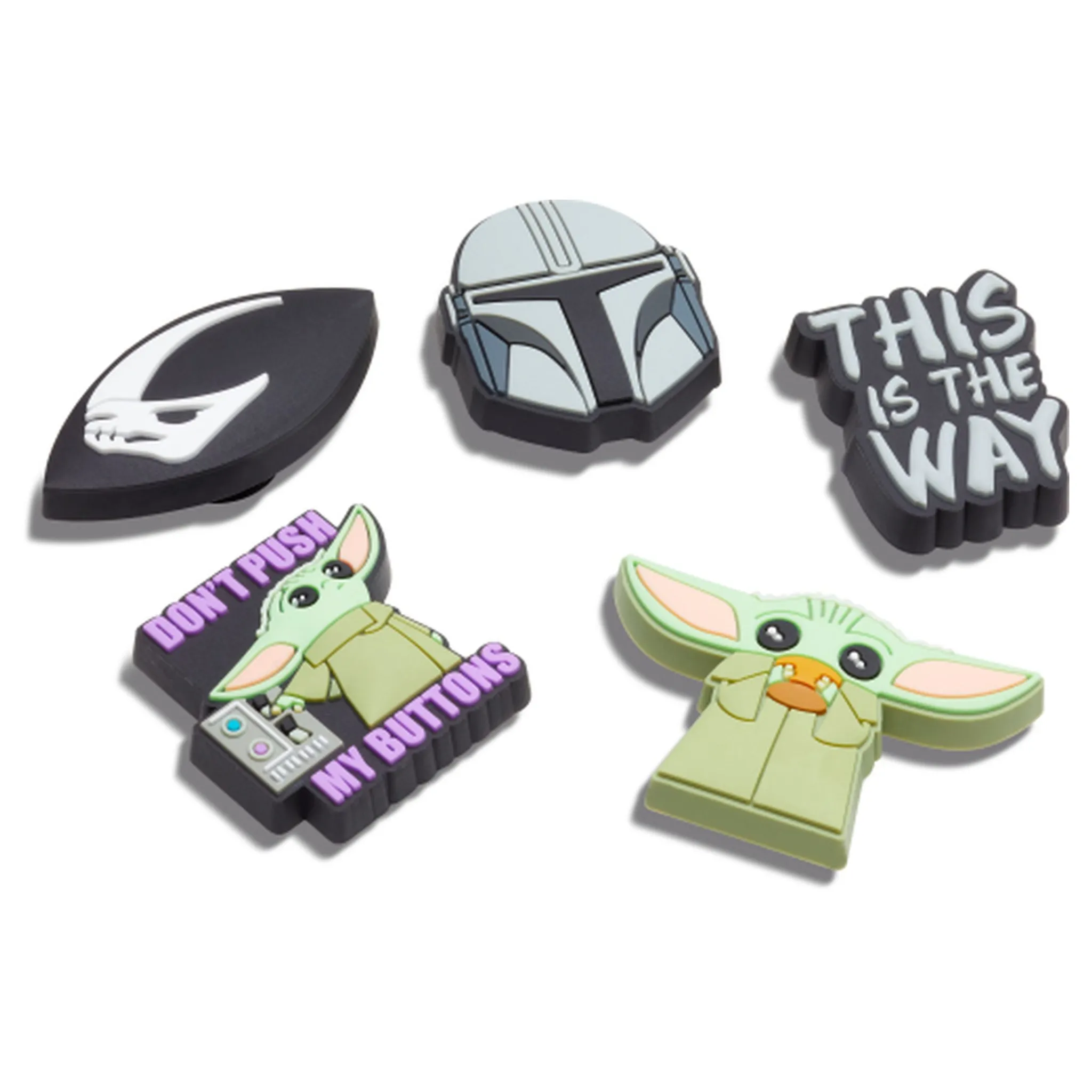 Crocs Disney The Mandalorian Jibbetz Shoe Charm 5 Pack