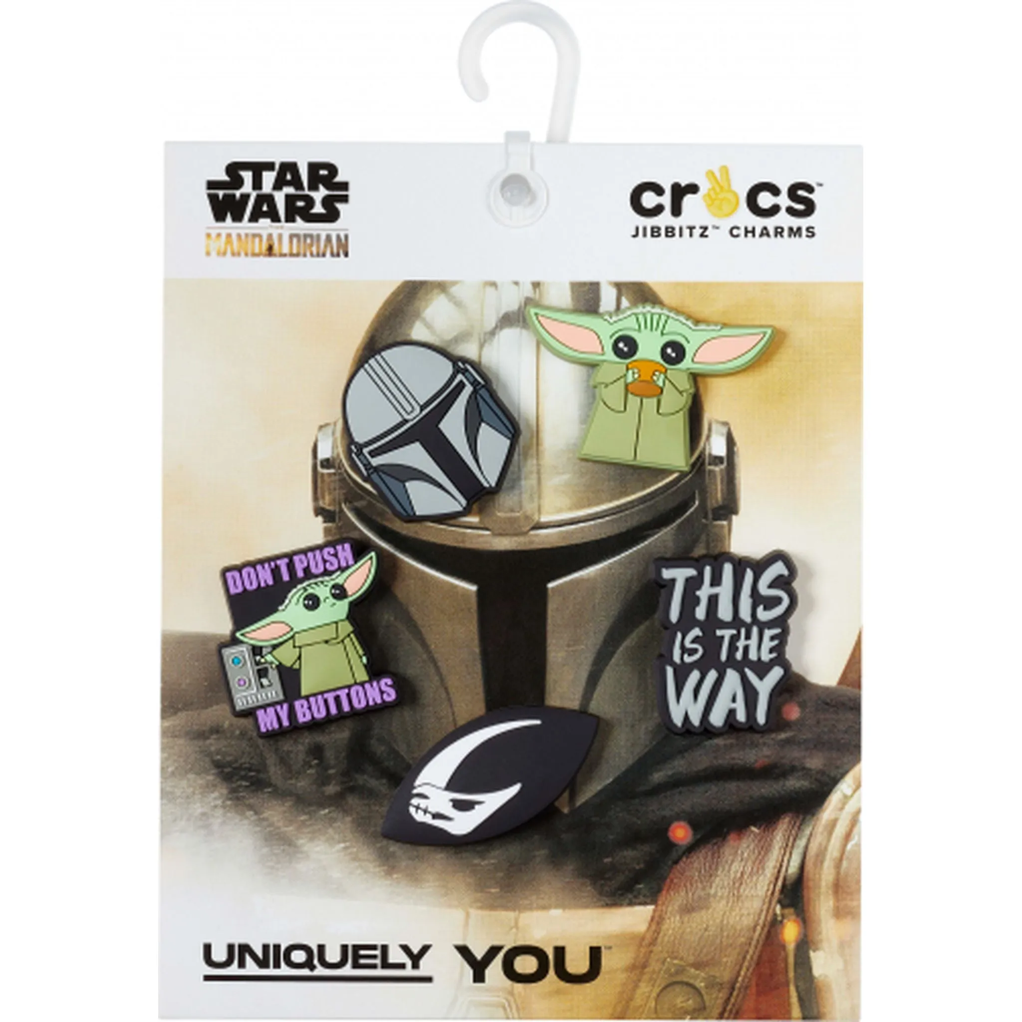 Crocs Disney The Mandalorian Jibbetz Shoe Charm 5 Pack