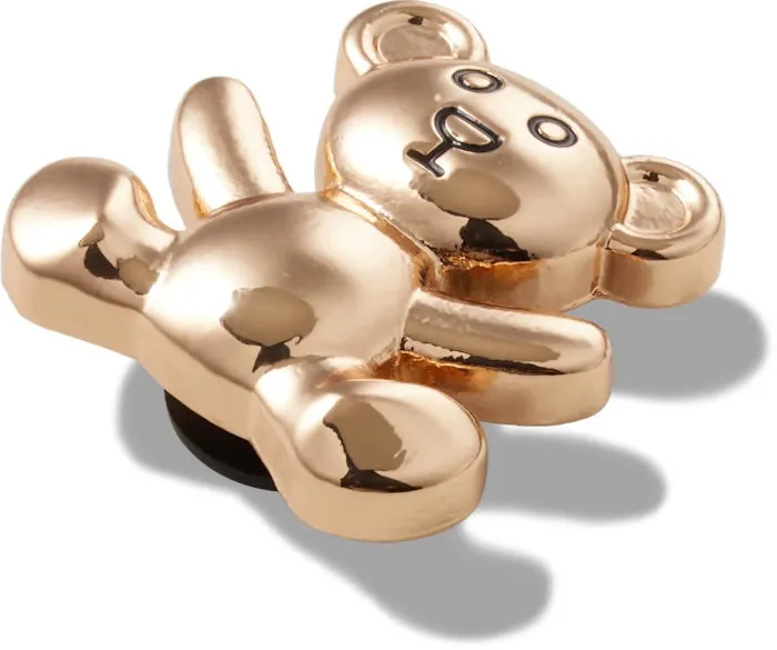 CROCS GOLD TEDDY BEAR JIBBITZ
