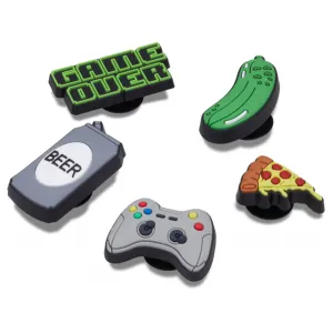 Crocs Good Gaming Mix Jibbetz Shoe Charm 5 Pack