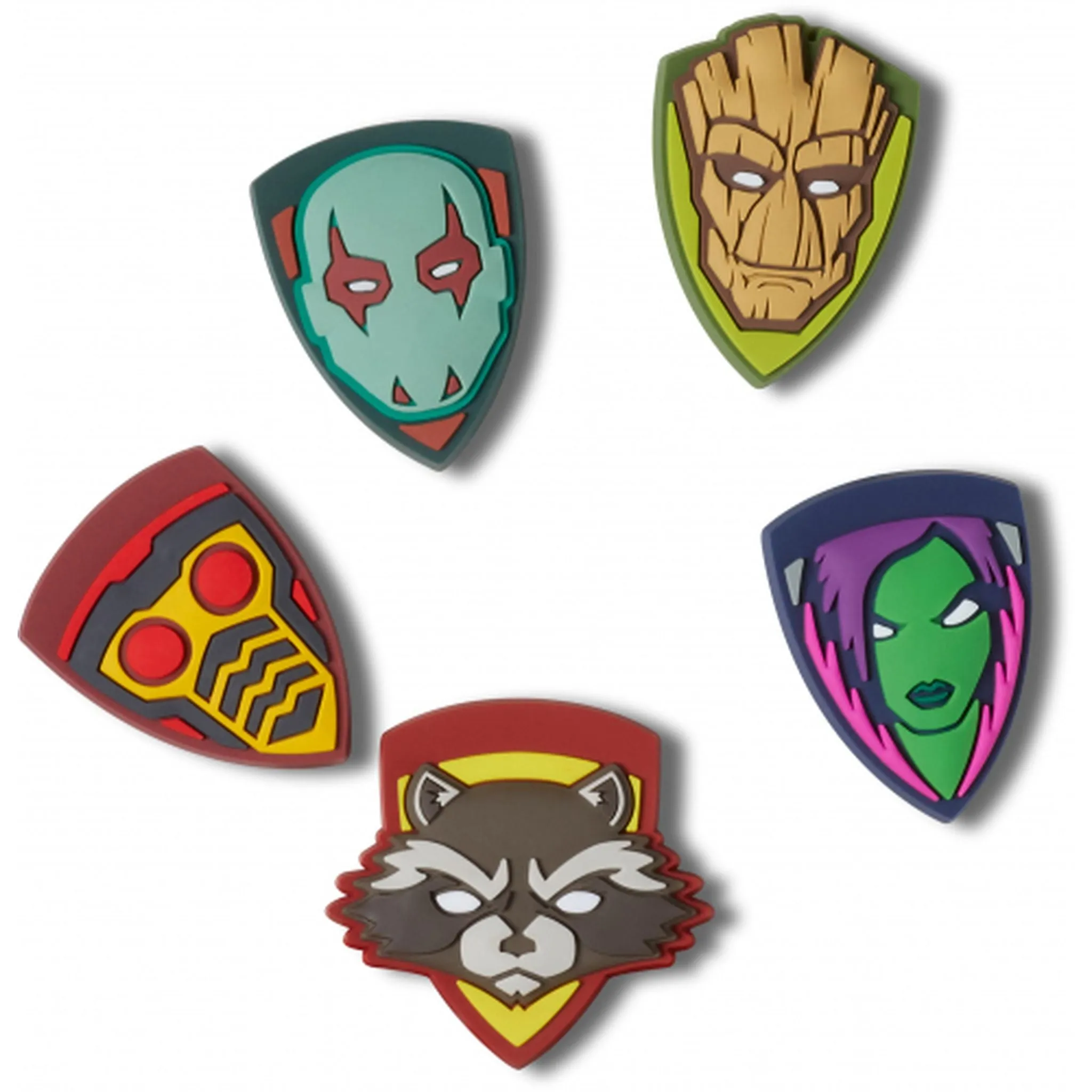 Crocs Guardians of the Galaxy Jibbetz Shoe Charm 5 Pack
