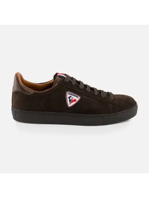 Damskie sneakersy Rossignol ALEX VELOUR BROWN W czarne