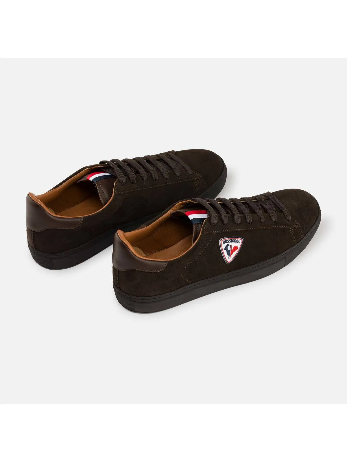 Damskie sneakersy Rossignol ALEX VELOUR BROWN W czarne