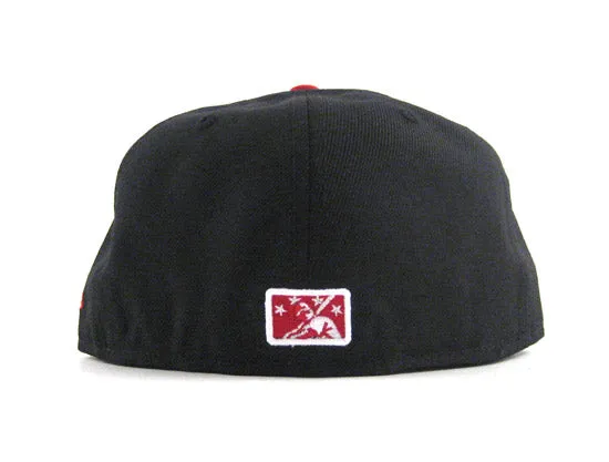 Daytona Cubs New Era 59FIFTY Fitted Hat (BLACK RED WHITE GRAY UNDERBRIM)