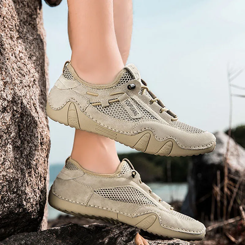 ‌Dbeck® SkyStride: Men's Summer Ultra-Breathable Mesh Walking Shoes For Long Walks, City Driving & Weekend Hikes‌