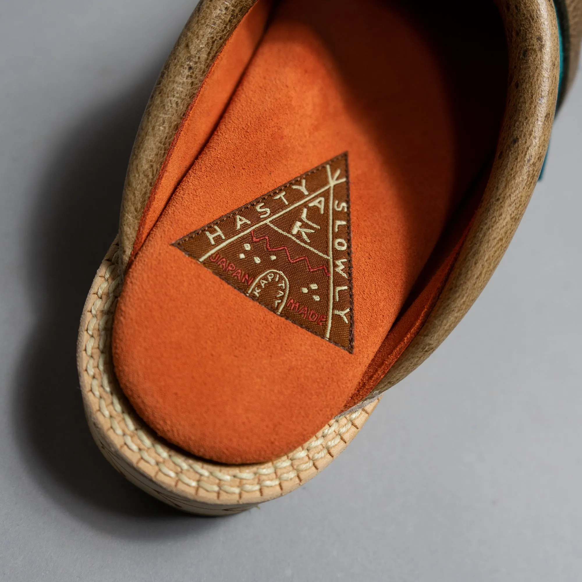 DEER LEATHER PUEBLO SANDALS