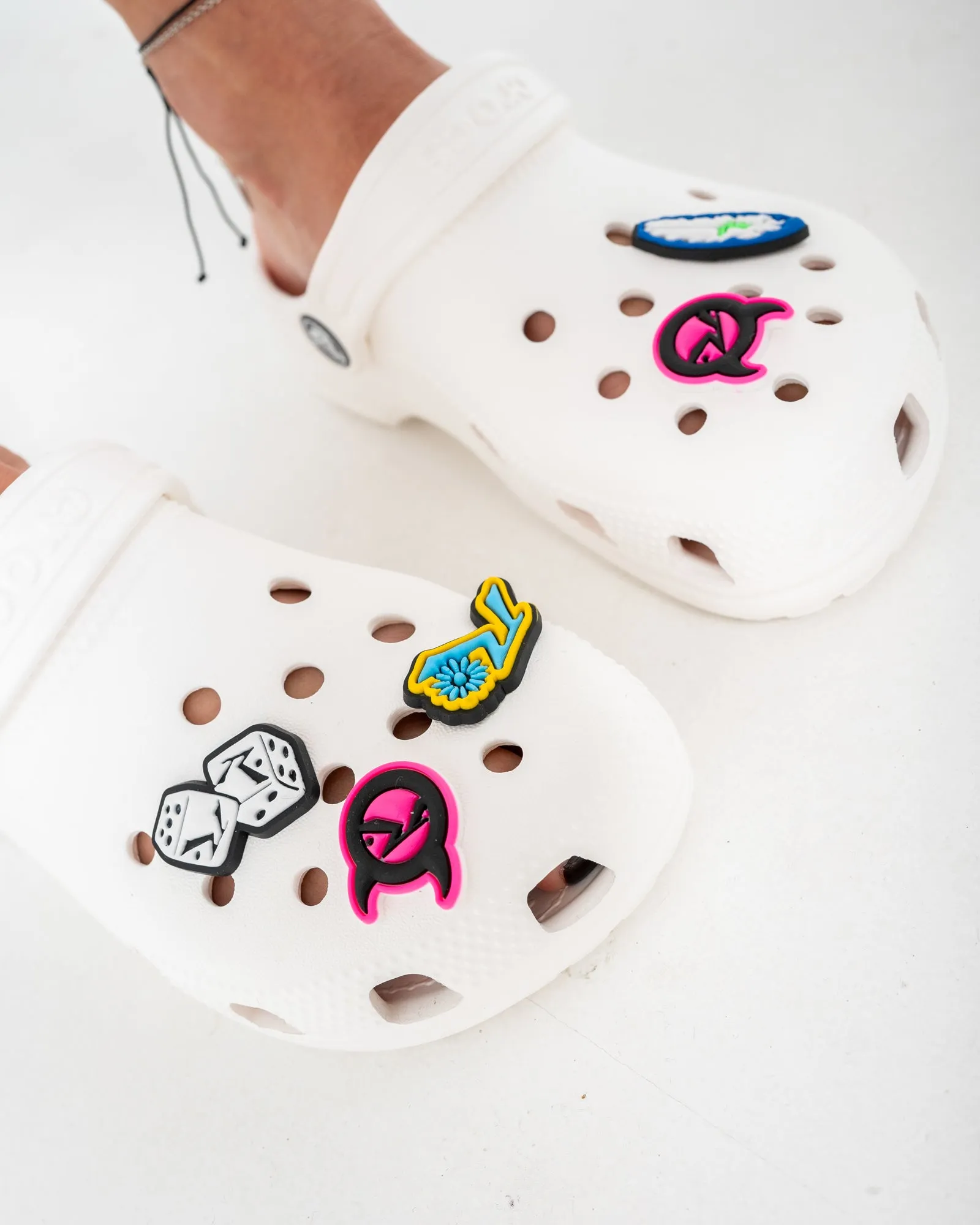 Double Rdots Dice Charm For Shoes
