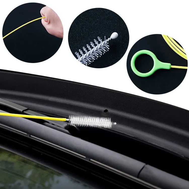 DrainGuard Unclog, Protect & Preserve 3M (9 feet) Car Drainage Cleaning Brush (3pcs)