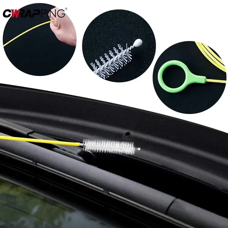 DrainGuard Unclog, Protect & Preserve 3M (9 feet) Car Drainage Cleaning Brush (3pcs)