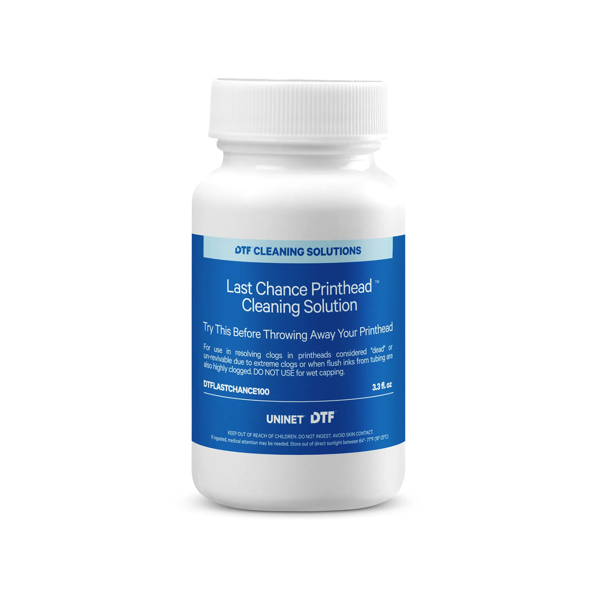 DTF Last Chance Printhead Cleaning Solution