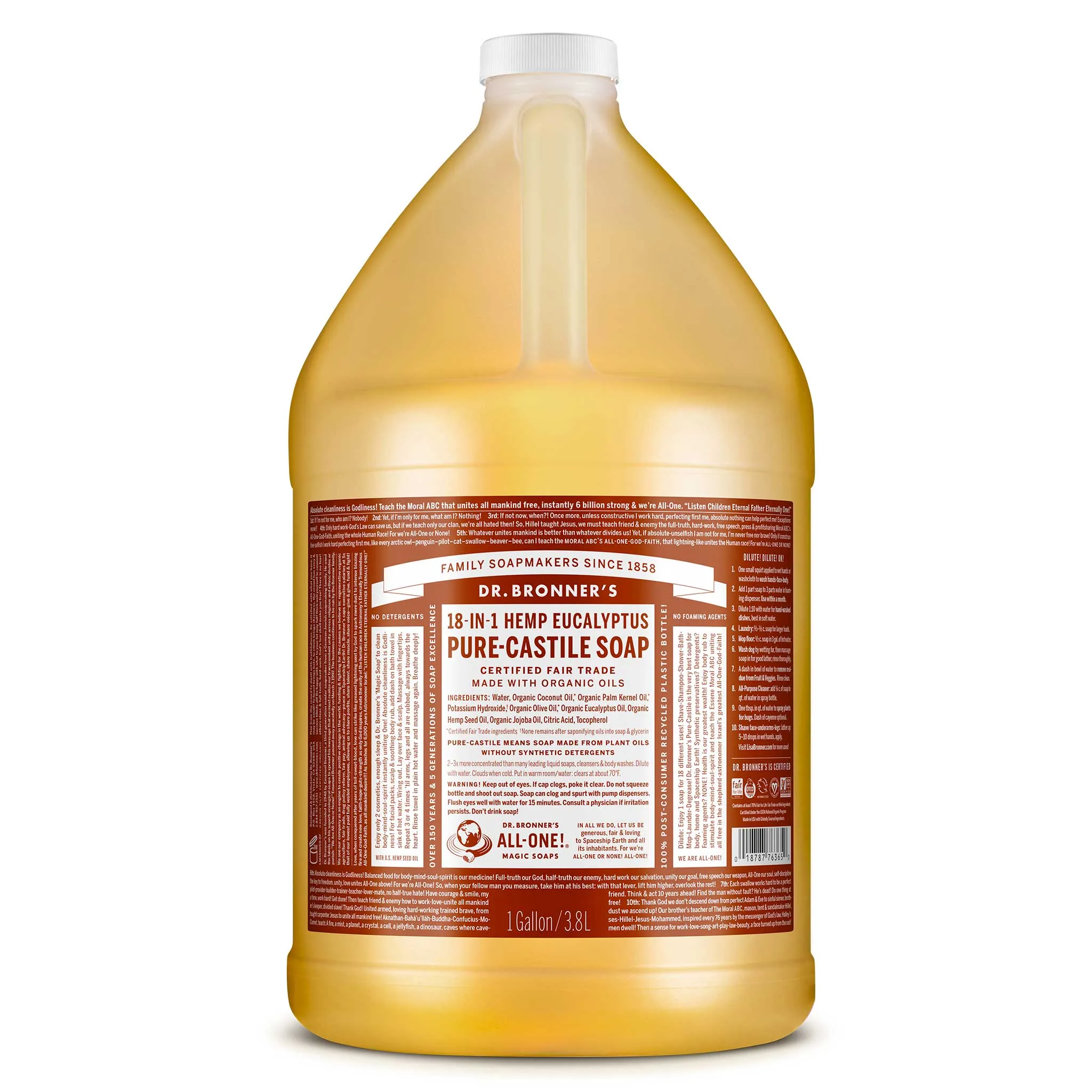 Eucalyptus - Pure-Castile Liquid Soap