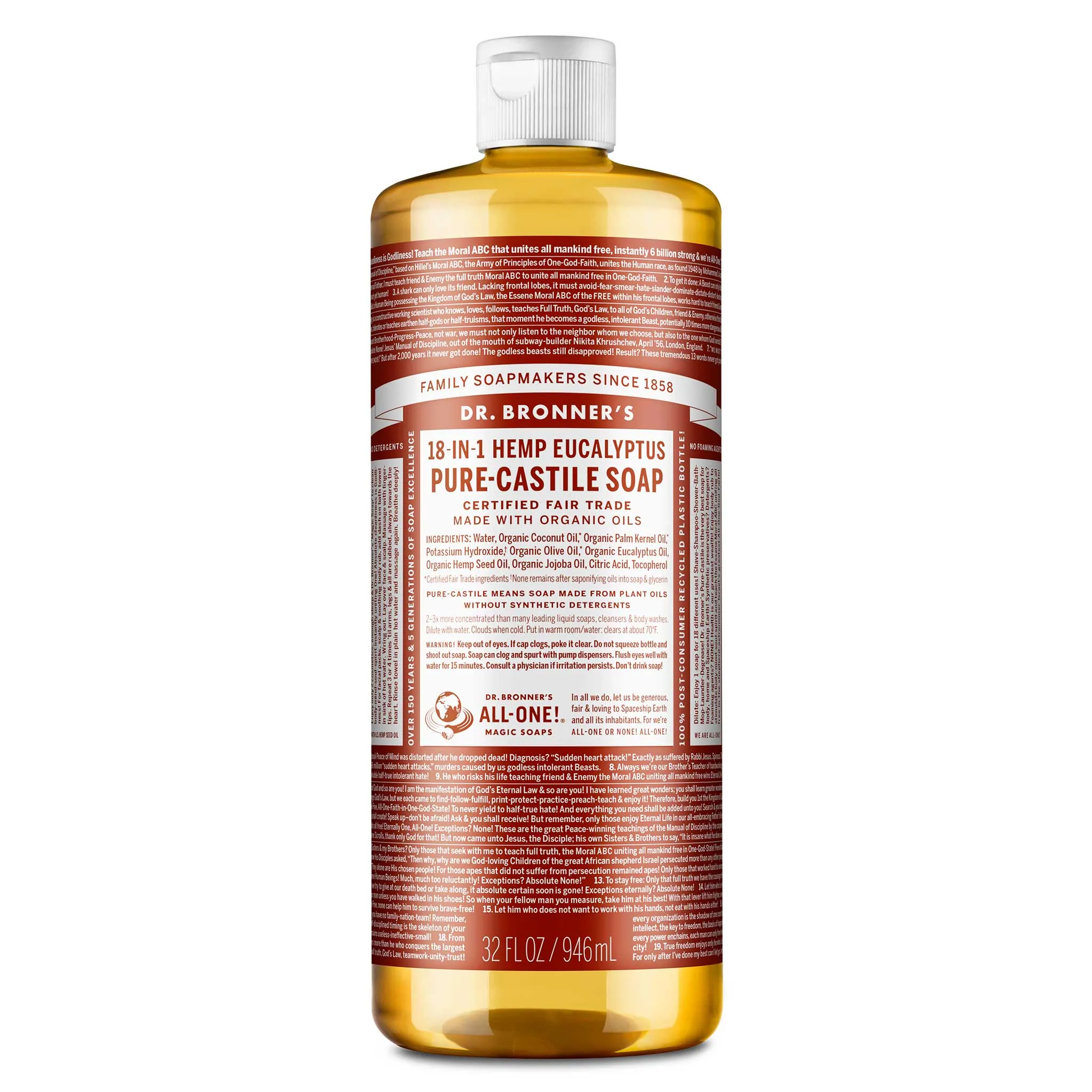 Eucalyptus - Pure-Castile Liquid Soap