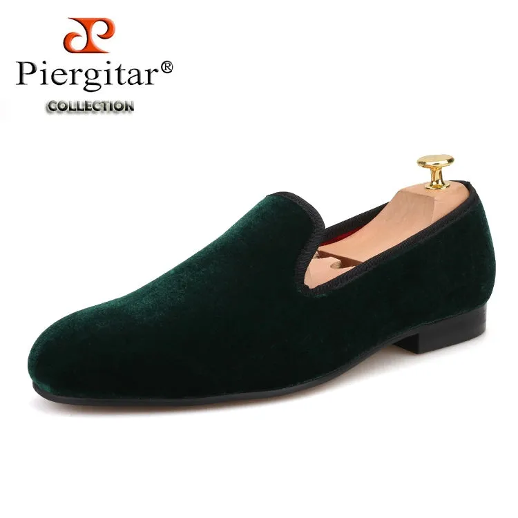 European and American star smoking shoes velvet loafers men's shoes nesting wedding men's shoes casual shoes trendy low-top shoes