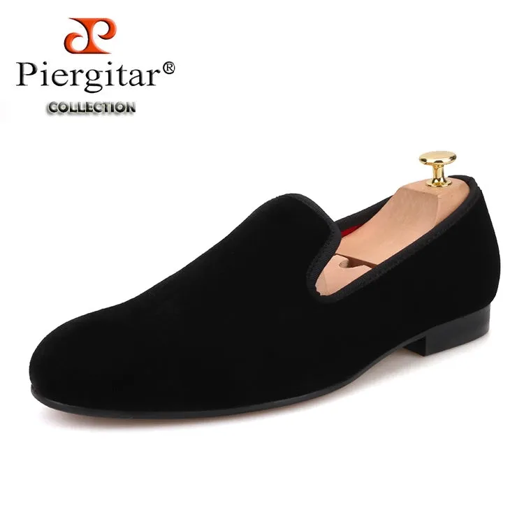 European and American star smoking shoes velvet loafers men's shoes nesting wedding men's shoes casual shoes trendy low-top shoes