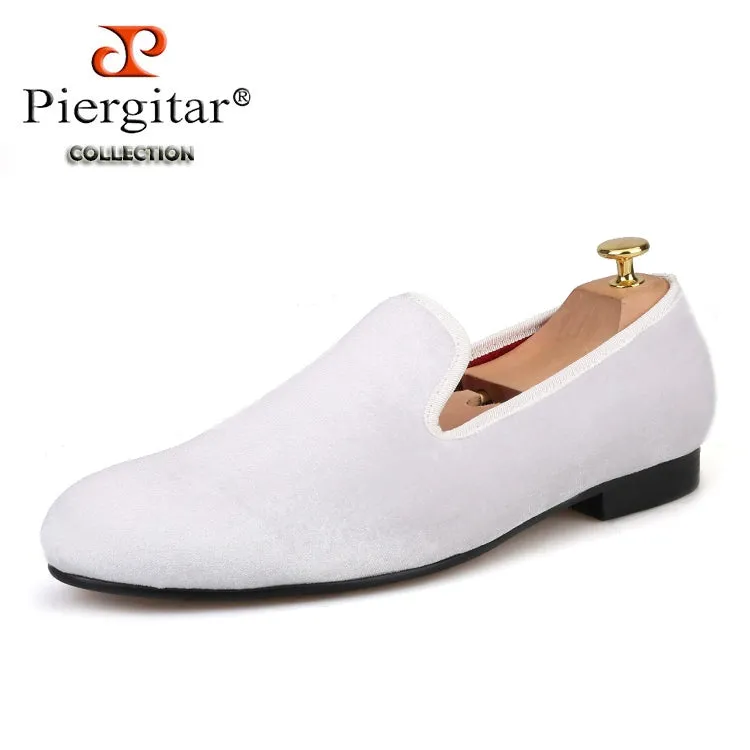 European and American star smoking shoes velvet loafers men's shoes nesting wedding men's shoes casual shoes trendy low-top shoes