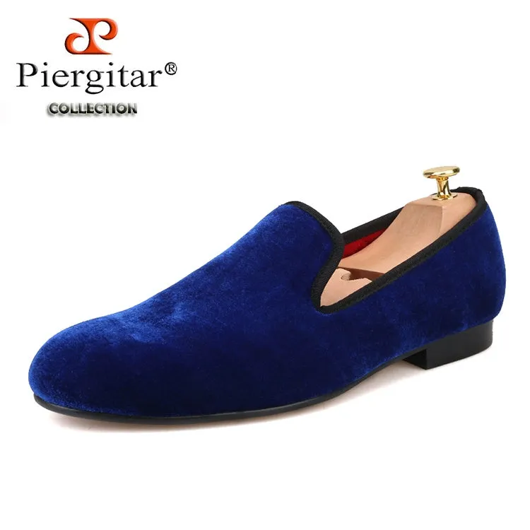European and American star smoking shoes velvet loafers men's shoes nesting wedding men's shoes casual shoes trendy low-top shoes