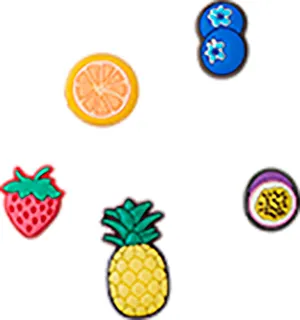 Fruit Lace Keeper 5pc Jibbitz Pack