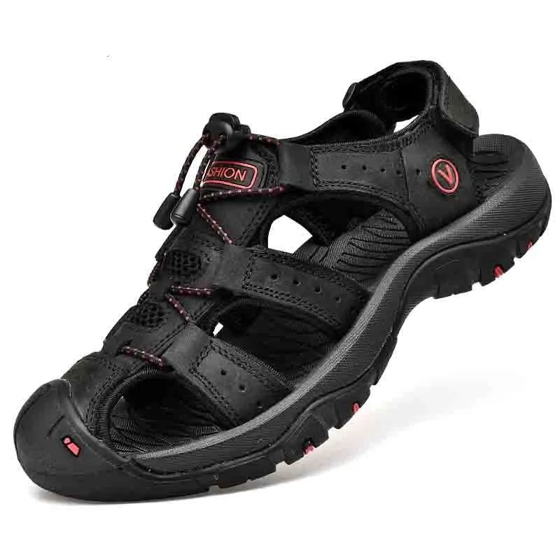 Genuine Leather Classic Ultra-Soft Hiking Sandals For Men