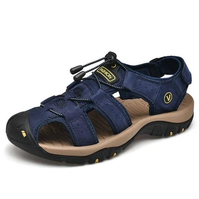 Genuine Leather Classic Ultra-Soft Hiking Sandals For Men