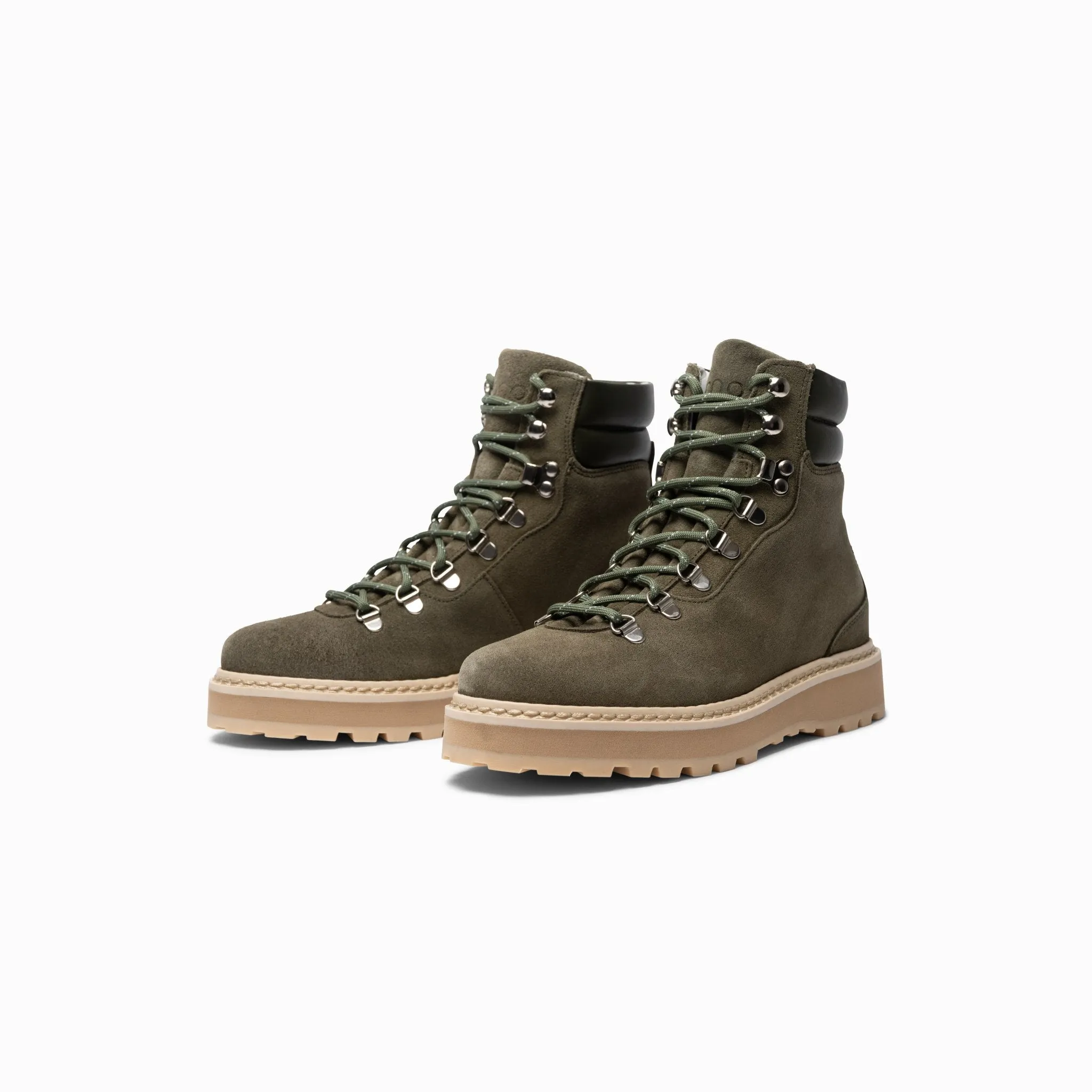 Hiking - Suede - Military - Man
