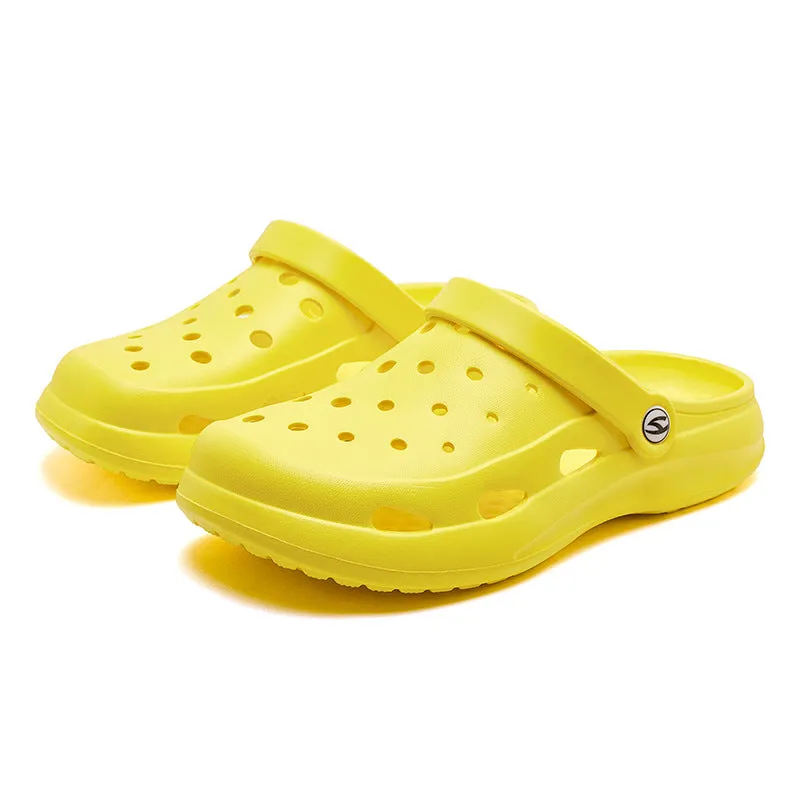 Hobibear Parent-Child Hole Shoes Sandals Summer Girls Closed Toe Adult Beach Shoes Sandals Factory Direct Sales