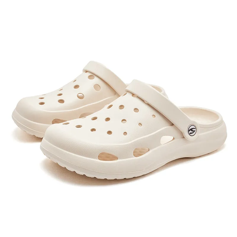 Hobibear Parent-Child Hole Shoes Sandals Summer Girls Closed Toe Adult Beach Shoes Sandals Factory Direct Sales