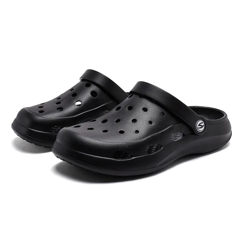 Hobibear Parent-Child Hole Shoes Sandals Summer Girls Closed Toe Adult Beach Shoes Sandals Factory Direct Sales